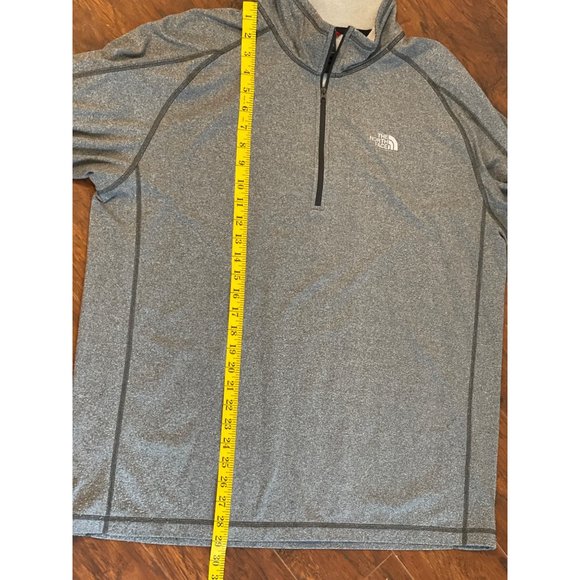 The North Face Mens Grey FlashDry Pullover Long Sleeve Jacket Size XL - Picture 7 of 8